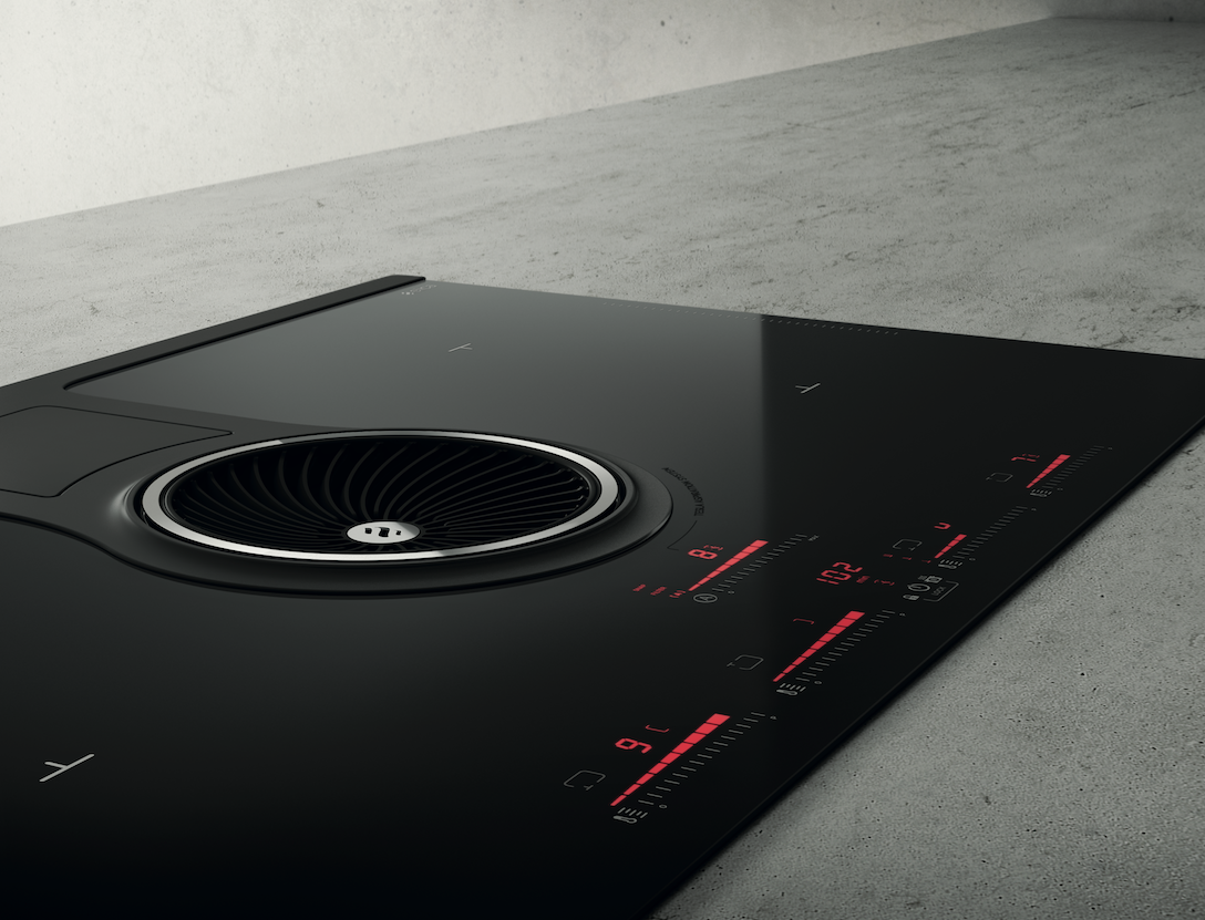 The First Induction Cooktop Equipped with Builtin Ventilation